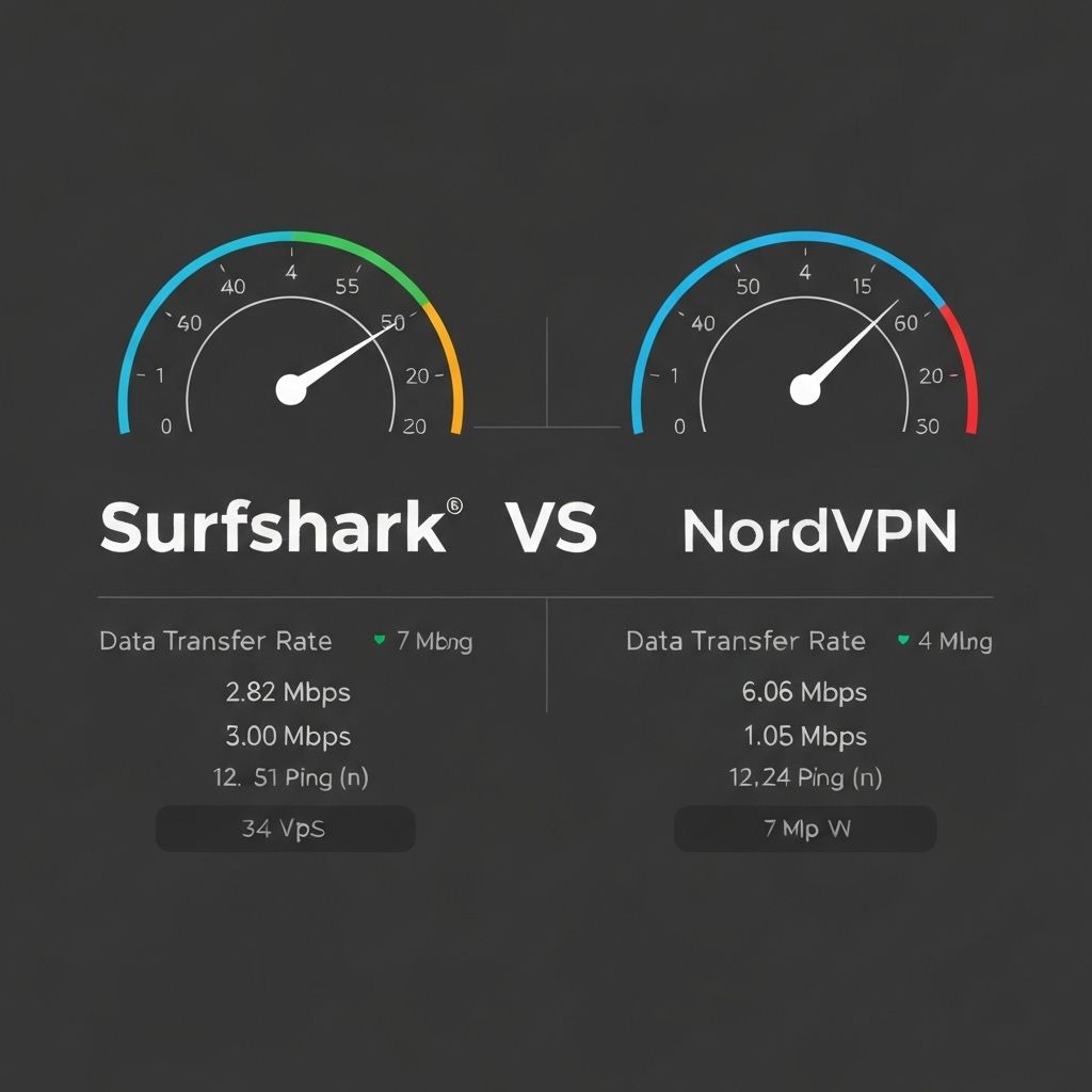 Surfshark vs NordVPN Speed Test 2025: Real-World Performance Comparison